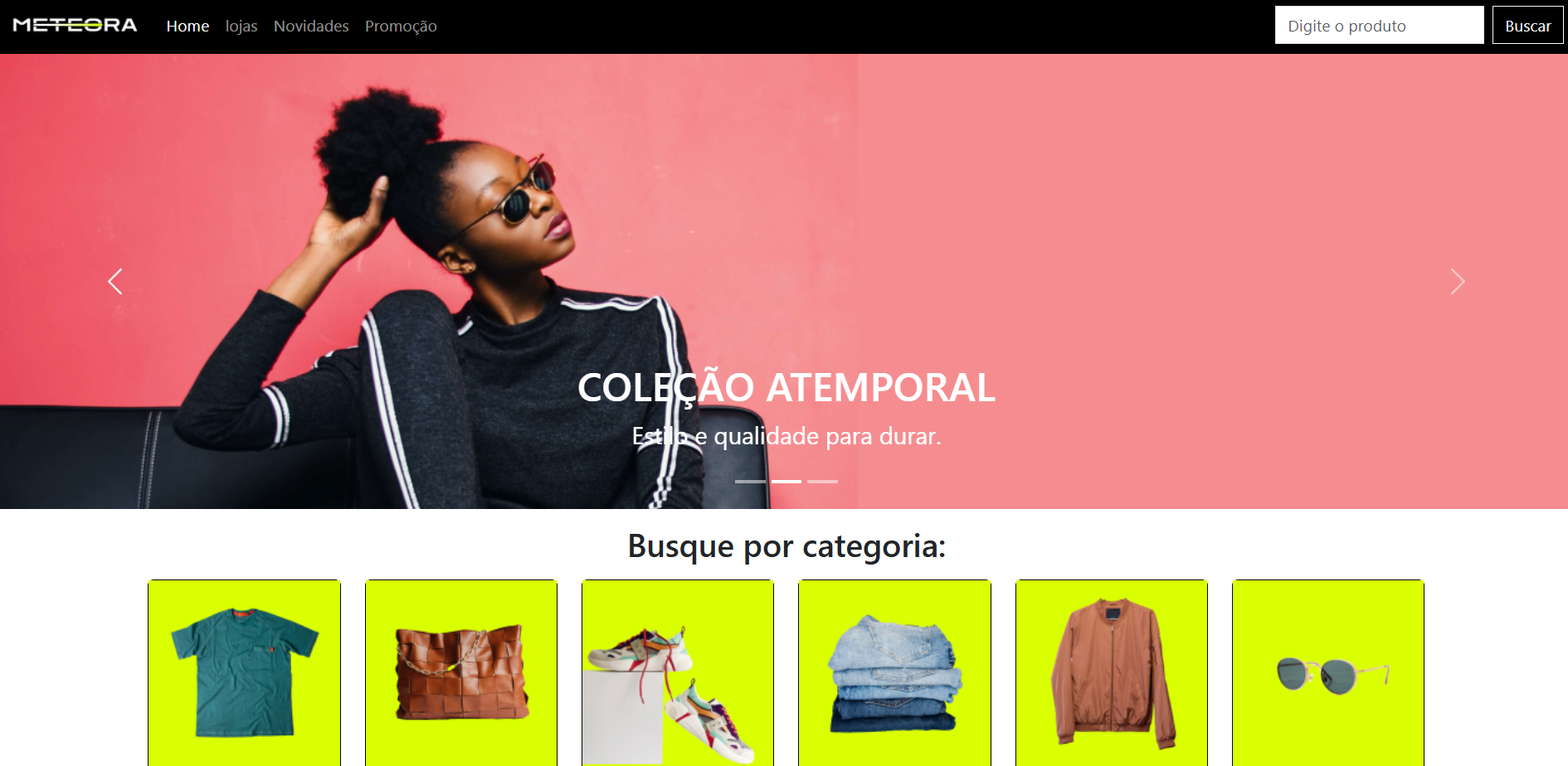 Meteora – Loja de Moda Responsiva